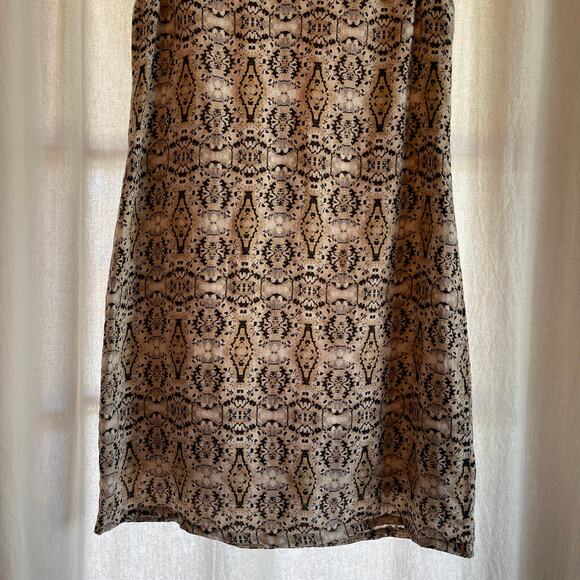 Cynthia Rowley 100% Linen Sleeveless All Over Print Sheath Dress Women's 6 - Picture 4 of 7